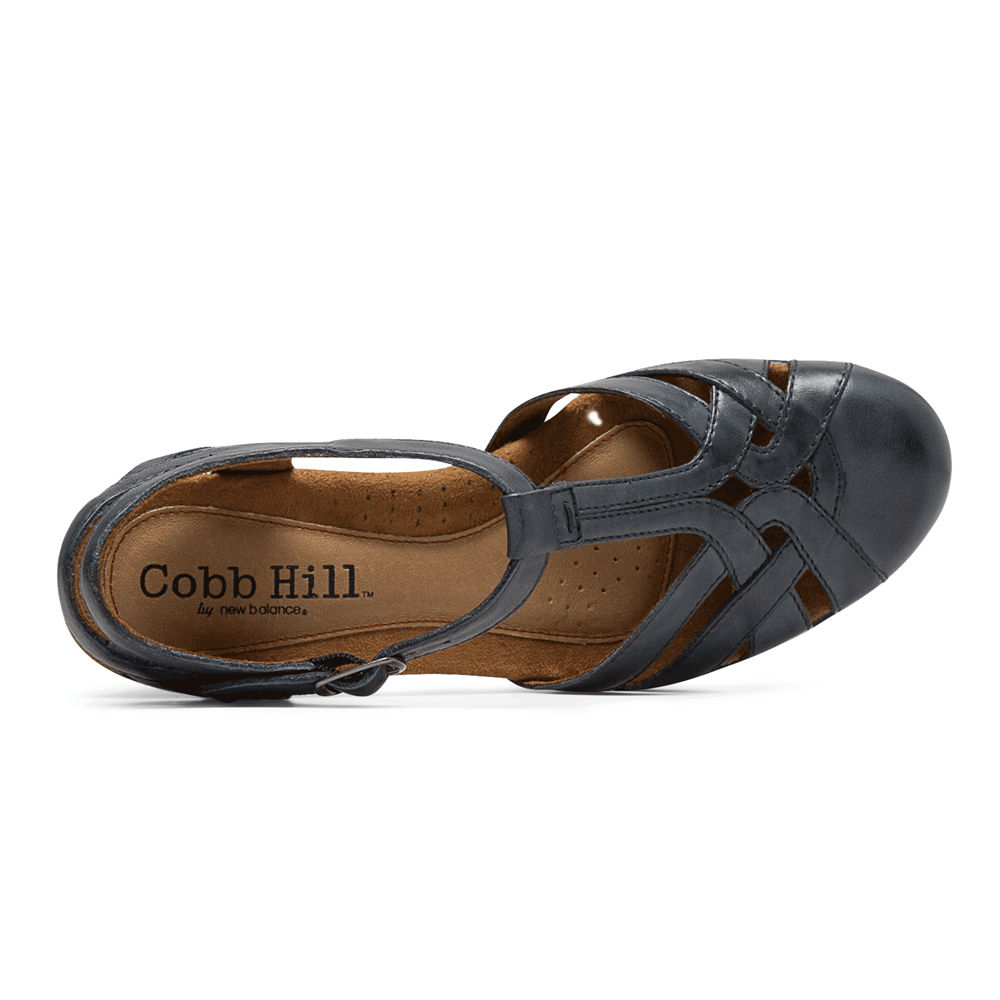Rockport Sandaler Dam Marinblå - Cobb Hill Aubrey T-Strap - XSHET3715